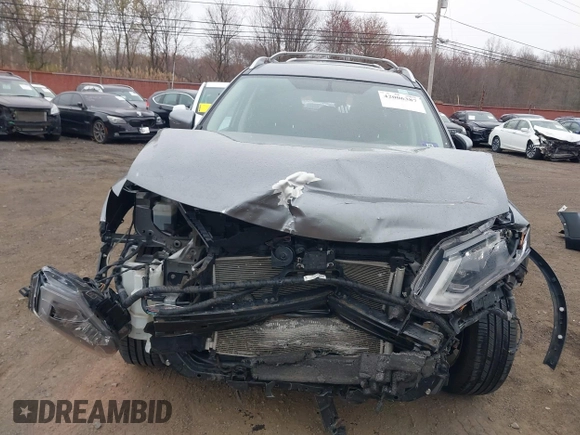 2017 Nissan Rogue SV with VIN KNMAT2MV2HP599368, listed as a IAAI auction lot 42006387 with 88,217 mi miles. Bid and sale history available at carsss.com. Image 12.