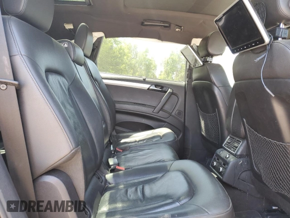 2012 Audi Q7 with VIN WA1AGCFE9CD001532, listed as a Copart auction lot 60097715 with Not provided miles and Salvage title. Bid and sale history available at DreamBid. Image 11.