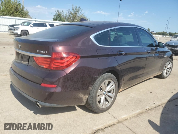2013 BMW 5 Series 535i Gran Turismo xDrive with VIN WBASP2C59DC339106, listed as a Copart auction lot 76630304 with 130,575 mi miles and Salvage title. Bid and sale history available at DreamBid. Image 3.