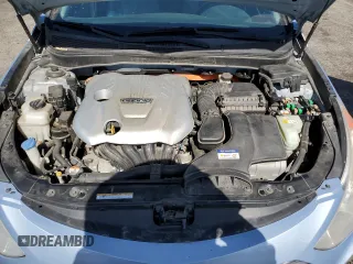 2012 Hyundai Sonata Hybrid z VIN KMHEC4A43CA047569, wystawiony jako Copart lot #57174535 z przebiegiem 186 562 mil mil oraz Czysty tytuł • Clean title. Historia ofert i sprzedaży dostępna na DreamBid. Obrazek 11.