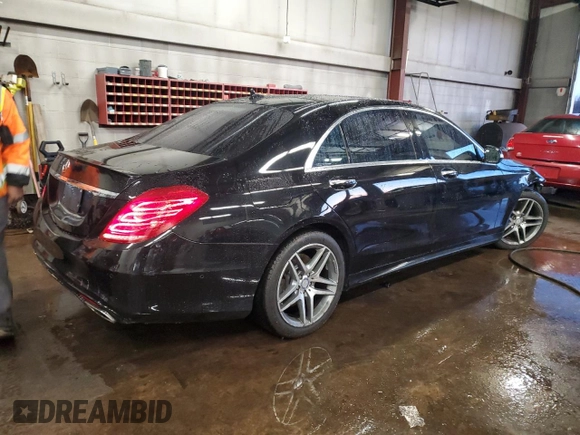 2017 Mercedes-Benz S 550 with VIN WDDUG8FB9HA312320, listed as a Copart auction lot 84599974 with 108,871 mi miles and Salvage Title. Bid and sale history available at carsss.com. Image 3.