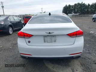 2015 Hyundai Genesis 3.8L with VIN KMHGN4JEXFU078879, listed as a IAAI auction lot 42023183 with 178,075 mi miles. Bid and sale history available at carsss.com. Image 16.