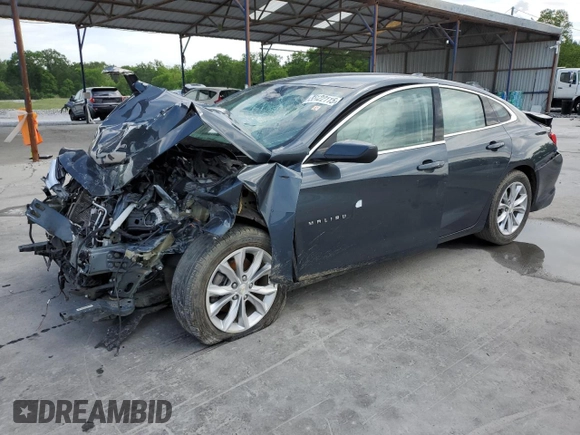 2021 Chevrolet Malibu LT with VIN 1G1ZD5ST2MF017216, listed as a Copart auction lot 55122115 with Not Provided miles and Salvage Title. Bid and sale history available at DreamBid. Image 1.