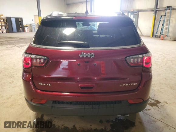 2022 Jeep Compass High Altitude with VIN 3C4NJDCB1NT226128, listed as a Copart auction lot 53938255 with 11,232 mi miles and Salvage Title. Bid and sale history available at DreamBid. Image 6.