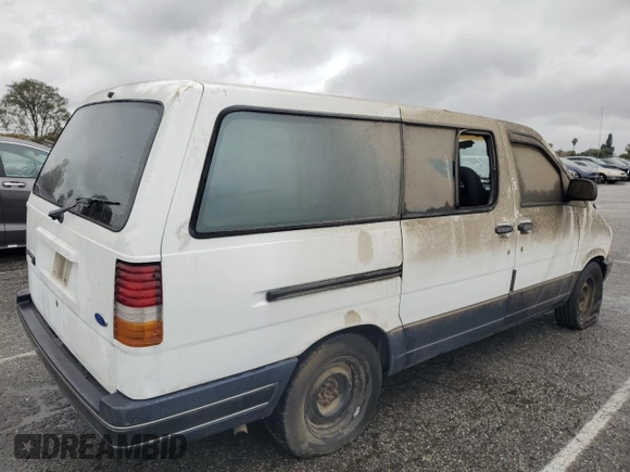 1991 Ford Aerostar z VIN 1FMDA31X2MZB42908, wystawiony jako Copart lot #49345595 z przebiegiem 82 282 mil mil oraz Tytuł czysty. Historia ofert i sprzedaży dostępna na DreamBid. Obrazek 3.