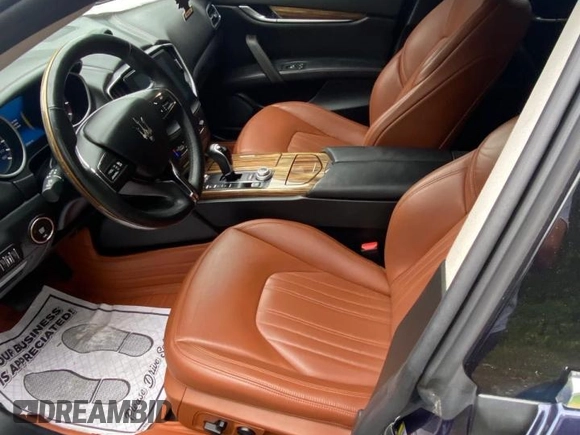 2018 Maserati Ghibli S Q4 GranLusso with VIN ZAM57YTL2J1270859, listed as a Copart auction lot 43597825 with 34,164 mi miles and Salvage Title. Bid and sale history available at carsss.com. Image 5.