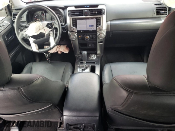 2023 Toyota 4Runner SR5 with VIN JTEMU5JR9P6164298, listed as a Copart auction lot 59108595 with 40,871 mi miles and Salvage title. Bid and sale history available at DreamBid. Image 8.