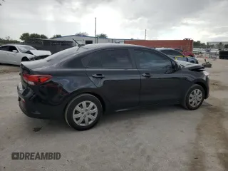 2022 Kia Rio LX with VIN 3KPA24AD0NE487884, listed as a Copart auction lot 72513084 with 48,124 mi miles and Non Repairable. Bid and sale history available at DreamBid. Image 3.