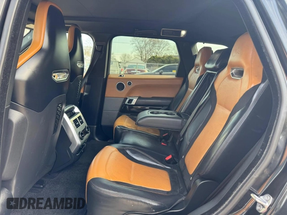 2018 Land Rover Range Rover Sport SVR with VIN SALWZ2SE9JA810039, listed as a Copart auction lot 49401525 with 167,379 mi miles and Clean Title. Bid and sale history available at carsss.com. Image 8.