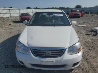 2009 Kia Spectra EX with VIN KNAFE221995624549, listed as a Copart auction lot 65963824 with 244,904 mi miles and Salvage Title. Bid and sale history available at carsss.com. Image 5.