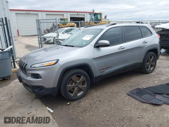 2016 Jeep Cherokee Latitude with VIN 1C4PJLCB5GW369955, listed as a IAAI auction lot 41297796 with 99,029 mi miles. Bid and sale history available at carsss.com. Image 18.