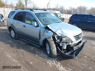 2007 Kia Sorento EX with VIN KNDJC736875720812, listed as a IAAI auction lot 41524274 with 140,051 mi miles. Bid and sale history available at carsss.com. Image 1.