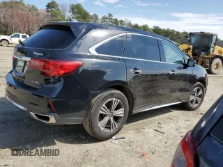 2018 Acura MDX with VIN 5J8YD4H38JL001718, listed as a Copart auction lot 49263275 with 109,512 mi miles and Salvage Title. Bid and sale history available at carsss.com. Image 3.