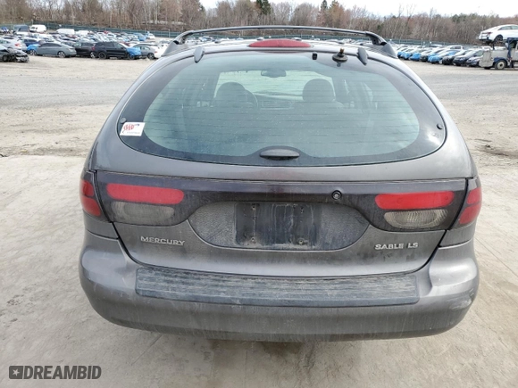 2002 Mercury Sable LS Premium with VIN 1MEFM59S22A630047, listed as a Copart auction lot 51497465 with 118,019 mi miles and Salvage Title. Bid and sale history available at carsss.com. Image 6.