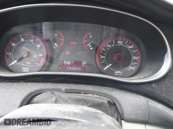 2013 Dodge Dart SXT with VIN 1C3CDFBA1DD307707, listed as a IAAI auction lot 42336543 with 116,659 mi miles and . Bid and sale history available at DreamBid. Image 7.