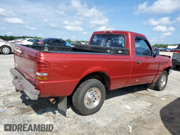 1997 Ford Ranger XLT with VIN 1FTCR10X0VUD13894, listed as a Copart auction lot 72153354 with 178,752 mi miles and Salvage Title. Bid and sale history available at carsss.com. Image 3.