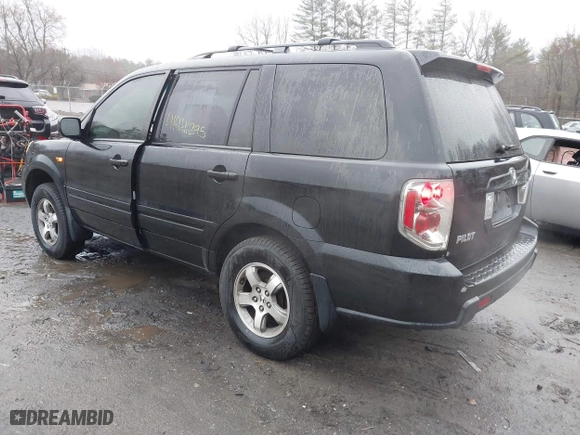 2006 Honda Pilot EX with VIN 2HKYF18486H527682, listed as a IAAI auction lot 41941295 with 235,521 mi miles. Bid and sale history available at carsss.com. Image 3.