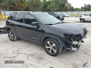 2019 Jeep Cherokee Limited with VIN 1C4PJLDB5KD427727, listed as a Copart auction lot 59300595 with 153,147 mi miles and Non repairable. Bid and sale history available at DreamBid. Image 4.