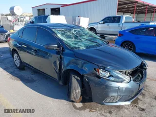 2017 Nissan Sentra SV with VIN 3N1AB7AP5HY356015, listed as a IAAI auction lot 41632806 with 99,280 mi miles. Bid and sale history available at carsss.com. Image 1.