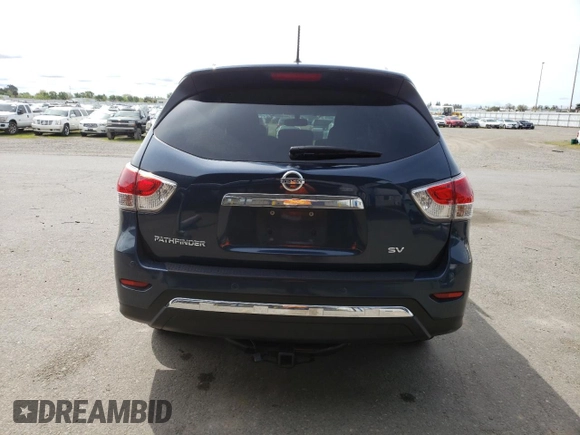 2016 Nissan Pathfinder SV with VIN 5N1AR2MNXGC638384, listed as a Copart auction lot 52131125 with 113,637 mi miles and Salvage Title. Bid and sale history available at carsss.com. Image 6.