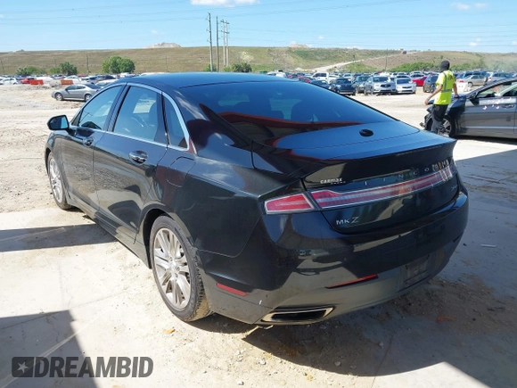 2014 Lincoln MKZ with VIN 3LN6L2G97ER824923, listed as a IAAI auction lot 41998794 with 96,847 mi miles. Bid and sale history available at carsss.com. Image 3.