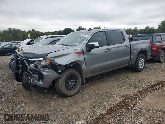 2023 Chevrolet Silverado 1500 LT with VIN 1GCUDDE86PZ197371, listed as a Copart auction lot 72430024 with 18,781 mi miles and Salvage Title. Bid and sale history available at carsss.com. Image 1.