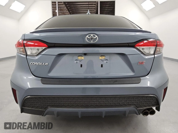 2020 Toyota Corolla SE with VIN 5YFS4RCE3LP051558, listed as a Copart auction lot 49820105 with 88,509 mi miles and Clean Title. Bid and sale history available at DreamBid. Image 6.