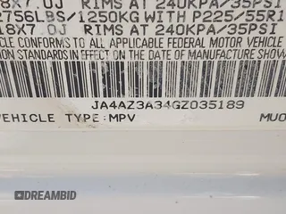 2016 Mitsubishi Outlander SE with VIN JA4AZ3A34GZ035189, listed as a IAAI auction lot 41531995 with 227,574 mi miles and . Bid and sale history available at DreamBid. Image 9.