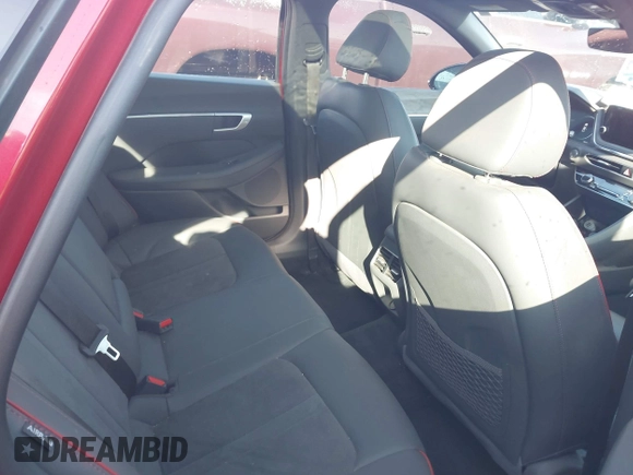 2021 Hyundai Sonata SEL Plus with VIN 5NPEJ4J22MH098175, listed as a IAAI auction lot 41379948 with 78,519 mi miles and . Bid and sale history available at DreamBid. Image 8.