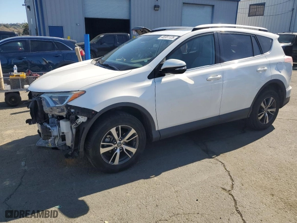 2016 Toyota RAV4 XLE with VIN JTMWFREVXGJ086018, listed as a Copart auction lot 48381125 with 107,353 mi miles and Salvage Title. Bid and sale history available at carsss.com. Image 1.