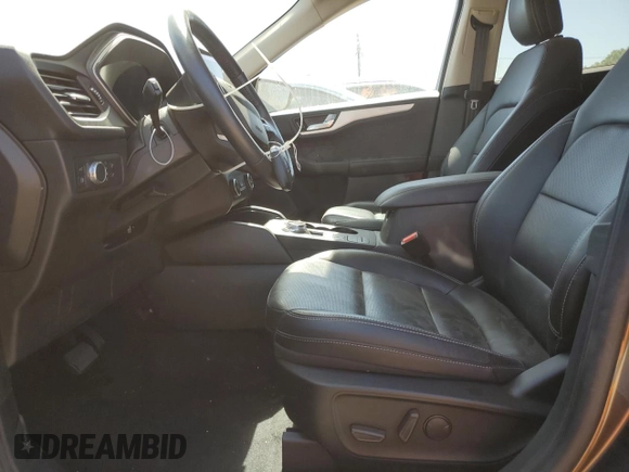 2020 Ford Escape SE Sport Hybrid with VIN 1FMCU0BZ0LUC38338, listed as a Copart auction lot 63516275 with 36,776 mi miles and Salvage title. Bid and sale history available at DreamBid. Image 7.