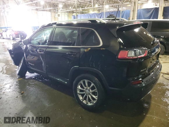 2021 Jeep Cherokee Latitude Lux z VIN 1C4PJMMXXMD240066, wystawiony jako Copart lot #88514725 z przebiegiem 19 713 mil mil oraz Szkoda całkowita • Salvage title. Historia ofert i sprzedaży dostępna na DreamBid. Obrazek 2.