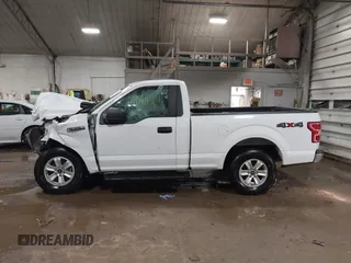 2018 Ford F-150 XL with VIN 1FTMF1EB4JFA54769, listed as a IAAI auction lot 41497417 with 1 mi miles. Bid and sale history available at carsss.com. Image 14.