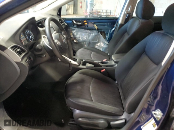 2019 Nissan Sentra S with VIN 3N1AB7AP8KY398394, listed as a Copart auction lot 54143585 with 43,347 mi miles and Salvage title. Bid and sale history available at DreamBid. Image 7.