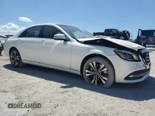 2018 Mercedes-Benz S 560 with VIN WDDUG8GB5JA391893, listed as a Copart auction lot 49746935 with 34,201 mi miles and Salvage Title. Bid and sale history available at carsss.com. Image 4.