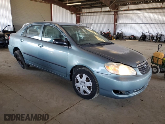 2006 Toyota Corolla CE with VIN 1NXBR32E66Z640879, listed as a Copart auction lot 60329235 with 129,294 mi miles and Salvage title. Bid and sale history available at DreamBid. Image 4.