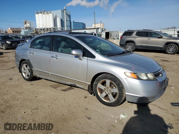 2007 Honda Civic EX with VIN 1HGFA16887L018444, listed as a Copart auction lot 42283955 with 247,409 mi miles and Salvage Title. Bid and sale history available at DreamBid. Image 4.