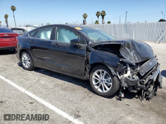 2020 Ford Fusion SE with VIN 3FA6P0LU9LR181291, listed as a Copart auction lot 63037215 with 53,549 mi miles and Salvage title. Bid and sale history available at DreamBid. Image 4.