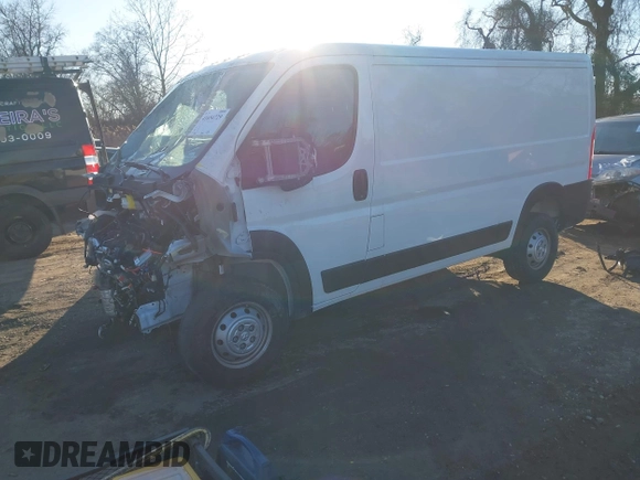 2023 Ram ProMaster Cargo with VIN 3C6LRVAG2PE540096, listed as a IAAI auction lot 41654729 with 17,568 mi miles and . Bid and sale history available at DreamBid. Image 19.
