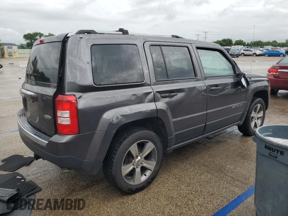 2017 Jeep Patriot High Altitude with VIN 1C4NJRFB5HD107873, listed as a Copart auction lot 61496695 with 106,391 mi miles and Salvage title. Bid and sale history available at DreamBid. Image 3.
