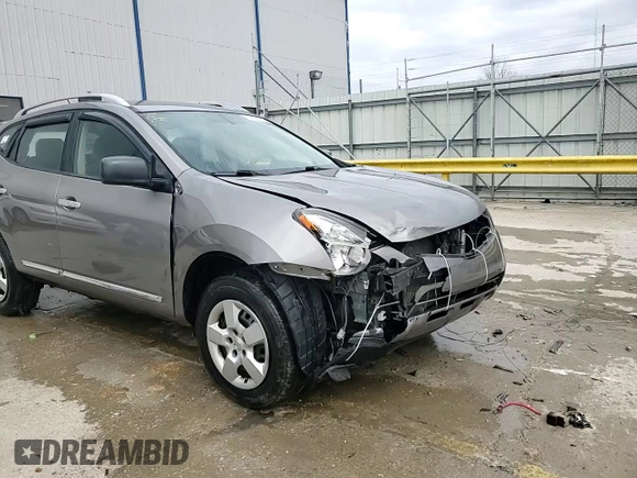 2015 Nissan Rogue S with VIN JN8AS5MV0FW257803, listed as a Copart auction lot 50332325 with 94,332 mi miles and Salvage Title. Bid and sale history available at DreamBid. Image 14.
