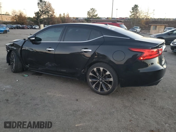 2016 Nissan Maxima SV with VIN 1N4AA6AP7GC413032, listed as a Copart auction lot 84396534 with 91,495 mi miles and Salvage title. Bid and sale history available at DreamBid. Image 2.