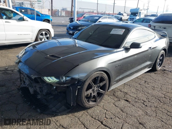 2020 Ford Mustang GT with VIN 1FA6P8CF9L5150805, listed as a IAAI auction lot 41627345 with 115,838 mi miles and . Bid and sale history available at DreamBid. Image 18.