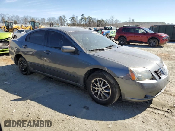 2004 Mitsubishi Galant LS with VIN 4A3AB56S54E128812, listed as a Copart auction lot 46216065 with 176,366 mi miles and Salvage Title. Bid and sale history available at carsss.com. Image 4.