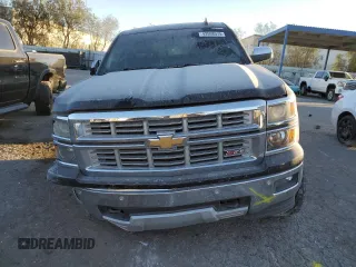 2015 Chevrolet Silverado 1500 LTZ with VIN 1GCVKSECXFZ265138, listed as a Copart auction lot 43598575 with 80,872 mi miles and Salvage Title. Bid and sale history available at carsss.com. Image 5.