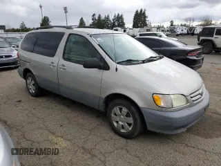 2003 Toyota Sienna CE with VIN 4T3ZF19C83U544089, listed as a Copart auction lot 46226425 with 201,580 mi miles and Salvage Title. Bid and sale history available at carsss.com. Image 4.