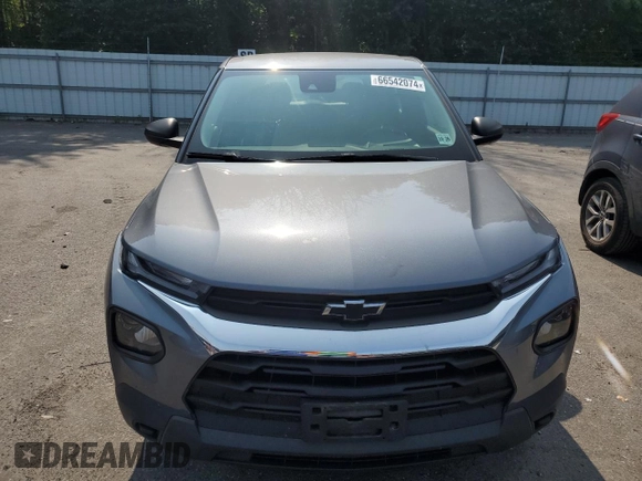 2022 Chevrolet TrailBlazer LS with VIN KL79MNSL1NB036031, listed as a Copart auction lot 66542074 with 56,764 mi miles and Salvage Title. Bid and sale history available at carsss.com. Image 5.