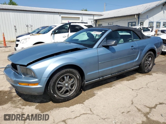 2007 Ford Mustang Deluxe with VIN 1ZVFT84NX75315534, listed as a Copart auction lot 56937315 with 142,609 mi miles and Salvage title. Bid and sale history available at DreamBid. Image 1.