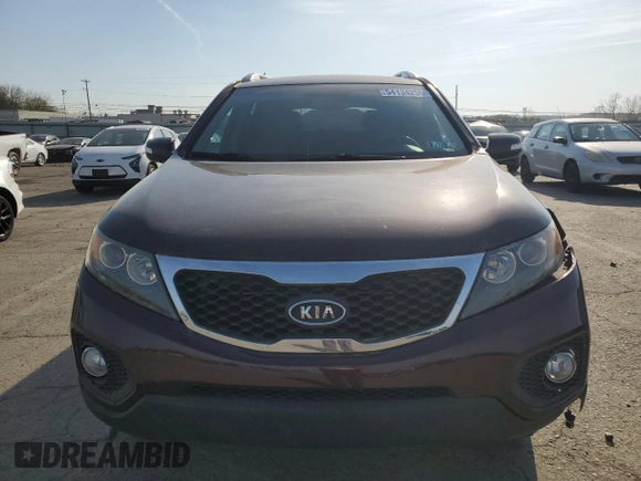 2011 Kia Sorento LX with VIN 5XYKTCA12BG128360, listed as a Copart auction lot 54134255 with 110,535 mi miles and Salvage Title. Bid and sale history available at DreamBid. Image 5.
