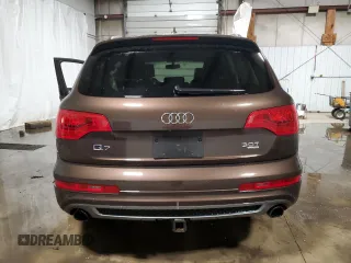 2014 Audi Q7 3.0T S line Prestige with VIN WA1DGAFE3ED012689, listed as a Copart auction lot 43866845 with 0 mi miles and Salvage Title. Bid and sale history available at carsss.com. Image 6.